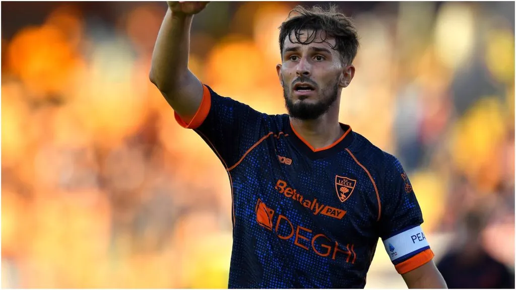 Lecce’s inside midfield Remi Oudin – IMAGO / LaPresse