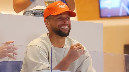 Stephen Curry of the Golden State Warriors attends the game between the New York Mets and the Boston Red Sox at Citi Field on September 02, 2024 in New York City.