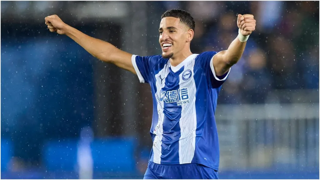 Abdel Abqar of Deportivo Alaves – IMAGO / Ricardo Larreina Amador