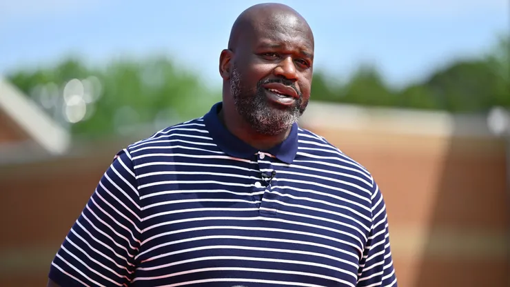 Shaquille O'Neal attends as The Shaquille O'Neal Foundation & Icy Hot unveil