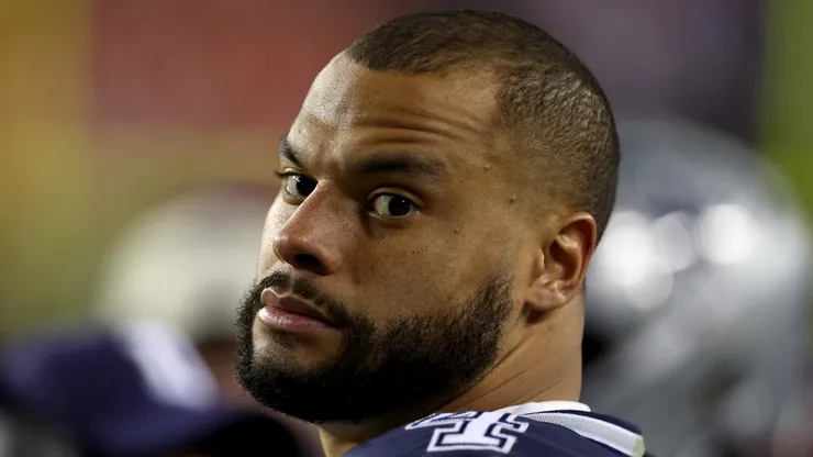 Dak Prescott quarterback of the Dallas Cowboys