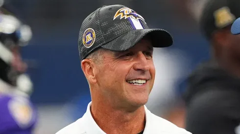 John Harbaugh, head coach of the Baltimore Ravens