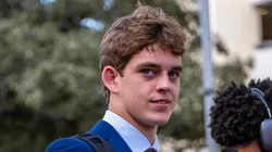 Arch Manning 16 of the Texas Longhorns as he walks in before the game vs the UL Monroe Warhawks at DKR-Memorial Stadium.
