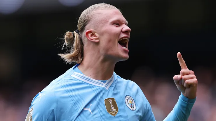 Erling Haaland of Manchester City scored a goal vs Juventus at the FIFA Club World Cup 2025.