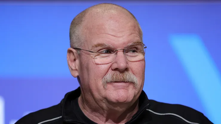 Andy Reid head coach of the Kansas City Chiefs