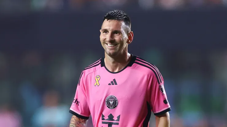 Inter Miami star Lionel Messi, during a 2024 MLS game