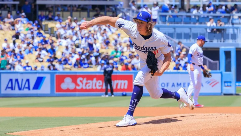 Tyler Glasnow 31 of the Los Angeles Dodgers is the starting pitcher during their regular season MLB, Baseball Herren, USA game against the Pittsburgh Pirates. IMAGO / ZUMA Press Wire.