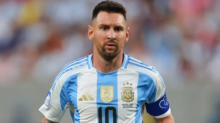 Lionel Messi 10 of Argentina during the CONMEBOL Copa America - Semifinal game against Canada