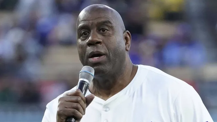 Los Angeles Lakers icon Earvin Magic Johnson