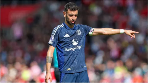 Manchester United midfielder Bruno Fernandes