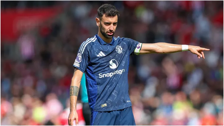 Manchester United midfielder Bruno Fernandes