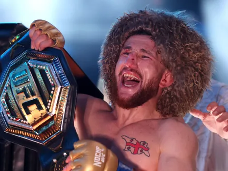 UFC News: Merab Dvalishvili celebrates Bantamweight title win with one of MMA's all-time greats