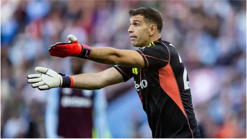Aston Villa goalkeeper Emiliano Martinez