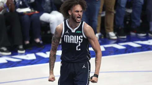 DALLAS, TEXAS – JUNE 14: Dereck Lively II #2 of the Dallas Mavericks reacts during the third quarter against the Boston Celtics in Game Four of the 2024 NBA Finals at American Airlines Center on June 14, 2024 in Dallas, Texas. NOTE TO USER: User expressly acknowledges and agrees that, by downloading and or using this photograph, User is consenting to the terms and conditions of the Getty Images License Agreement. (Photo by Tim Heitman/Getty Images)