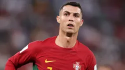 Cristiano Ronaldo of Portugal looks on during the FIFA World Cup Qatar 2022 Group H match between Portugal and Ghana.