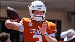 Quinn Ewers of the Texas Longhorns