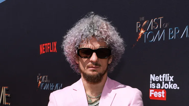 INGLEWOOD, CALIFORNIA - MAY 05: Sean O'Malley attends G.R.O.A.T The Greatest Roast Of All Time: Tom Brady for the Netflix is a Joke Festival at The Kia Forum.