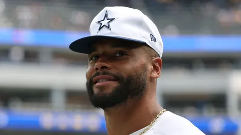 Dak Prescott quarterback of the Dallas Cowboys