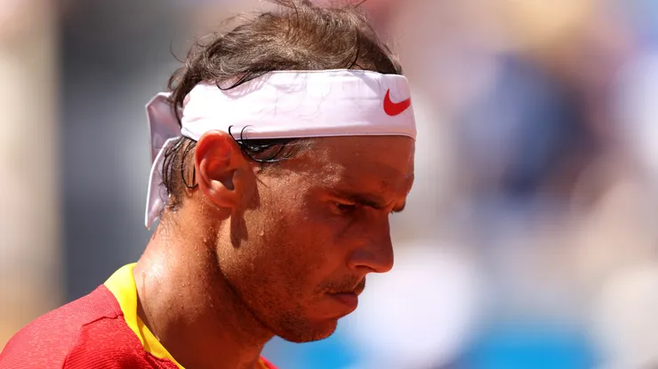 Rafael Nadal during the 2024 Paris Olympics