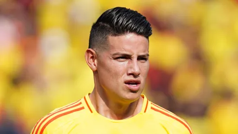 James Rodriguez of Colombia prior to a World Cup Qualifier game.