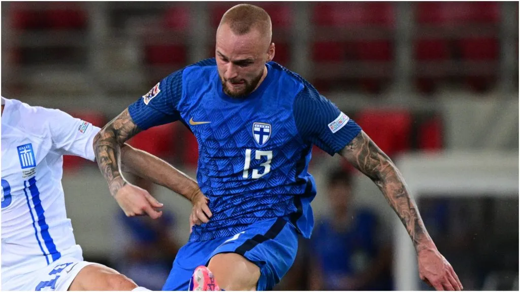 Finland’s player Adam Stahl – IMAGO / One Inch Productions