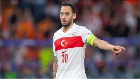 Hakan Calhanoglu of Turkey