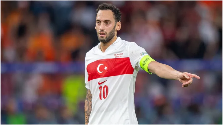 Hakan Calhanoglu of Turkey