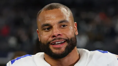 Dak Prescott quarterback of the Dallas Cowboys