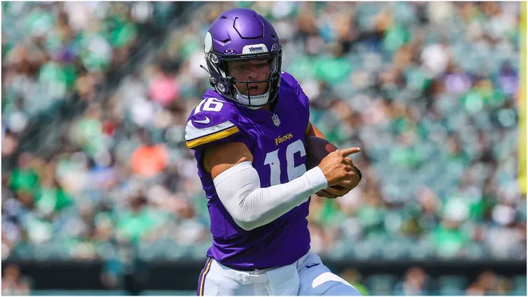 Minnesota Vikings quarterback Jaren Hall