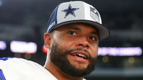 Dak Prescott quarterback of the Dallas Cowboys