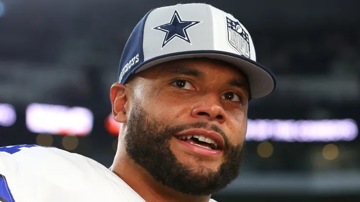 Dak Prescott quarterback of the Dallas Cowboys