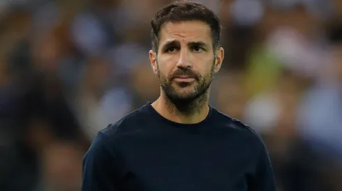 Manager of Como Cesc Fabregas during the Serie A match between Udinese and Como at Stadio Friuli on September 01, 2024 in Udine, Italy.