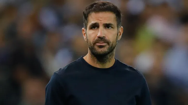 Manager of Como Cesc Fabregas during the Serie A match between Udinese and Como at Stadio Friuli on September 01, 2024 in Udine, Italy.