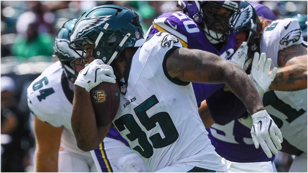 Philadelphia Eagles running back Tyrion Davis-Price – IMAGO /&nbsp;ZUMA Press Wire