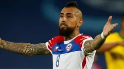 Arturo Vidal in action