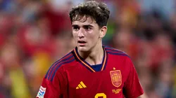 Gavi of Spain in action