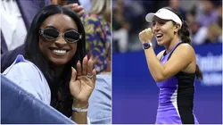Simone Biles supports Jessica Pegula at 2024 US Open
