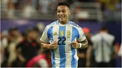 Argentina's forward Lautaro Martinez
