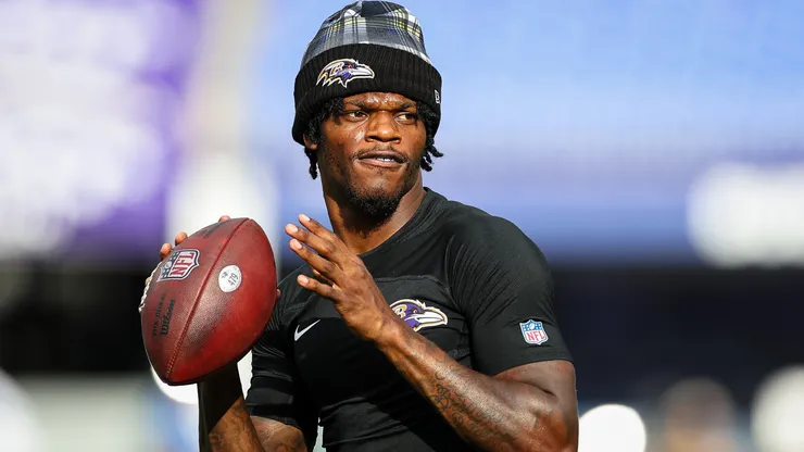 Lamar Jackson in action during the 2024 NFL preseason