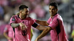 Lionel Messi and Luis Suarez