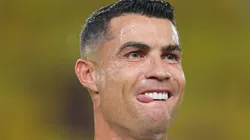 Cristiano Ronaldo of Al Nassr looks on before the Saudi Pro League match between Al Nassr and Al Raed at Al Awwal Park Stadium on August 22, 2024 in Riyadh, Saudi Arabia.