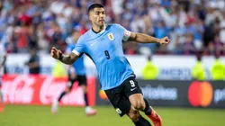 Luis Suarez with Uruguay