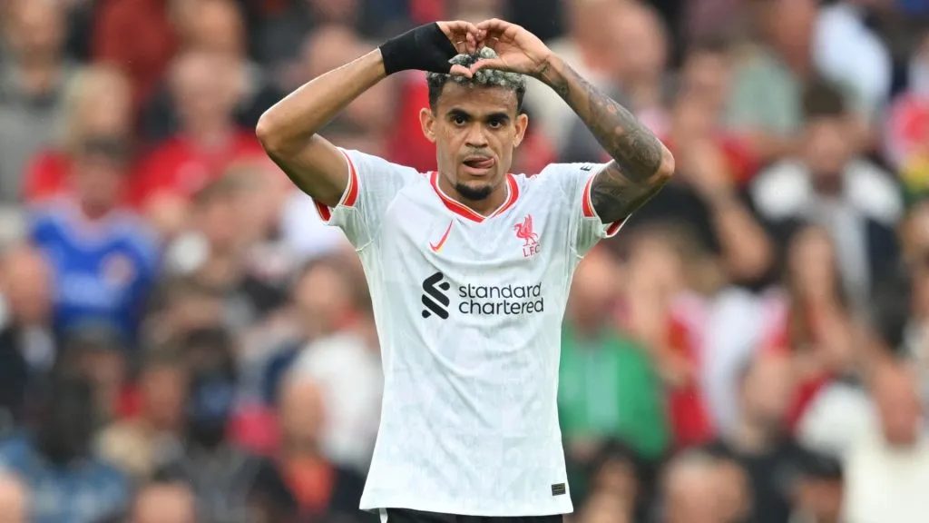 Luis Diaz Celebrating Goal