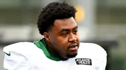 Chuma Edoga tackle of the Dallas Cowboys