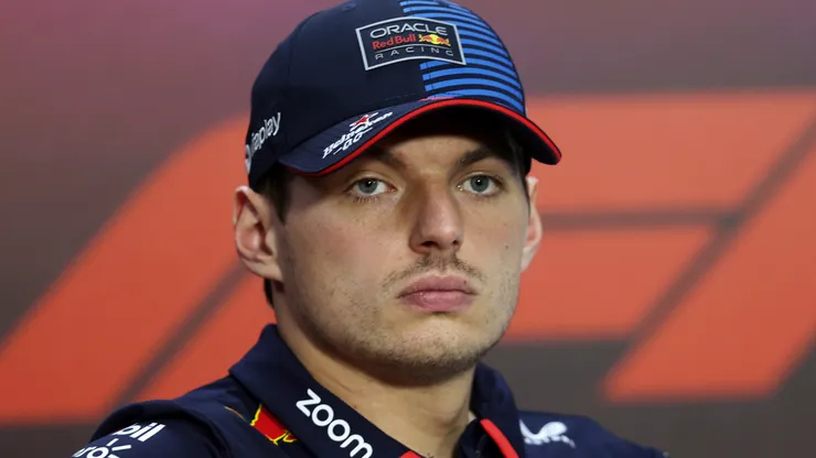 Max Verstappen of the Netherlands and Oracle Red Bull Racing attends the Drivers Press Conference during previews ahead of the F1 Grand Prix of Brazil