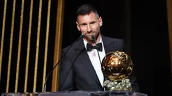 Lionel Messi attends the 67th Ballon D'Or Ceremony at Theatre Du Chatelet on October 30, 2023