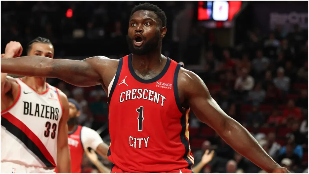 Zion Williamson of the New Orleans Pelicans – Amanda Loman/Getty Images