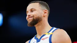 Stephen Curry #30 of the Golden State Warriors grimaces on the court between plays in the fourth quarter against the Los Angeles Clippers at Chase Center on October 27, 2024 in San Francisco, California. Stephen Curry #30 of the Golden State Warriors grimaces on the court between plays in the fourth quarter against the Los Angeles Clippers at Chase Center on October 27, 2024 in San Francisco, California.