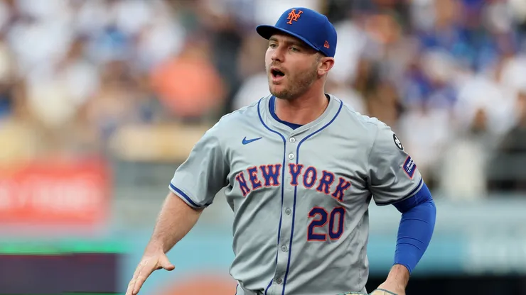 Pete Alonso #20 of the New York Mets.
