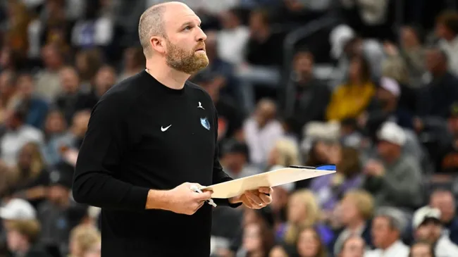 Head Coach Taylor Jenkins of the Memphis Grizzlies (Photo by Alex Goodlett/Getty Images)